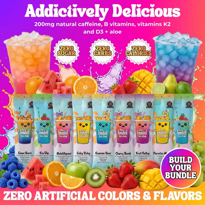Loaded Tea Drink Mix — Choose Your Flavor & Caffeine Option - original main gallery photo