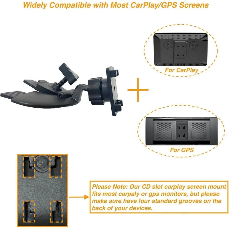 Adjustable CD-Slot Display Mounts — 2 Mounts