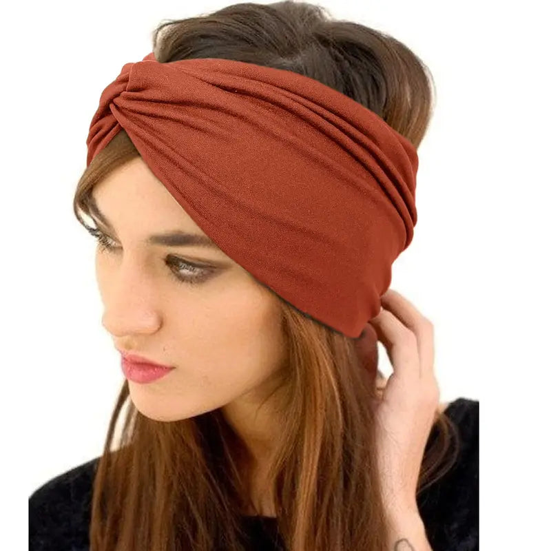 Ten Color Twist Front Headband Packs — 4