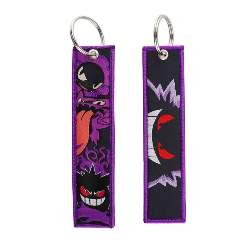 Embroidered Character Keychains — 3 Random Designs