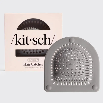 Universal Shower Drain Hair Catcher with Suction Cup Grip