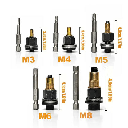 Instant Threading Heavy-Duty Rivet Nut Tool Kit M3-M8