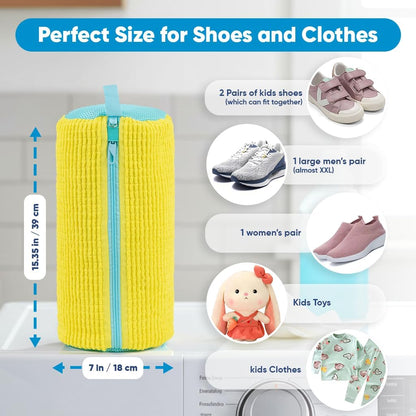 Wash Sneakers Safely in Machine Without Damage or Noise