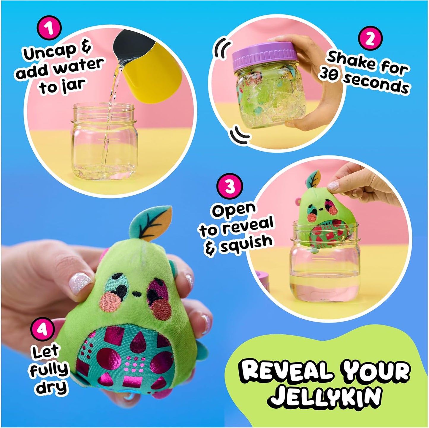 Magical Water-Reveal Squishy Toys: Add Water for Instant Surprise Plushies!