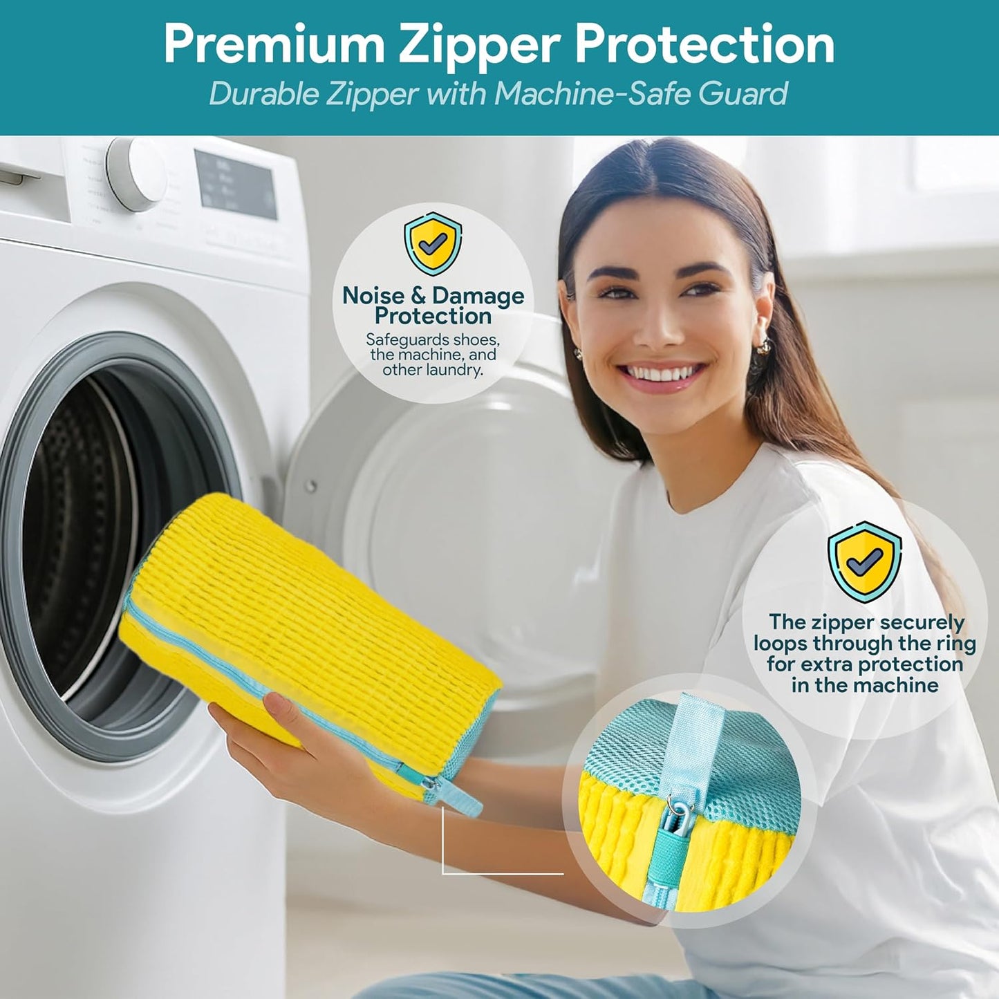 Wash Sneakers Safely in Machine Without Damage or Noise