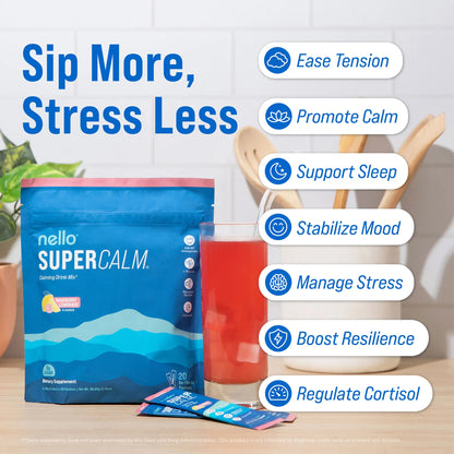 Lower Cortisol: Ultimate Ashwagandha Stress Relief Drink Mix