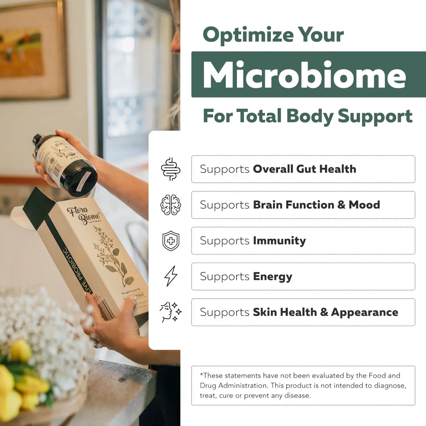 Rebalance Your Gut Microbiome with Live Postbiotics & Enzymes