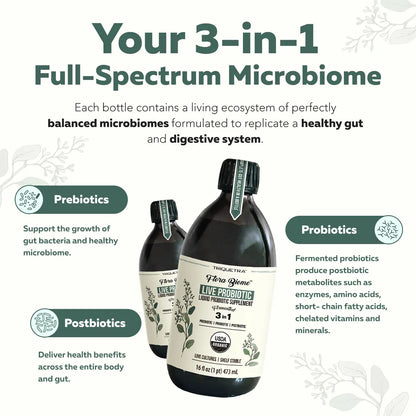Rebalance Your Gut Microbiome with Live Postbiotics & Enzymes