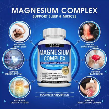 Advanced Magnesium Complex Supplement 1000mg