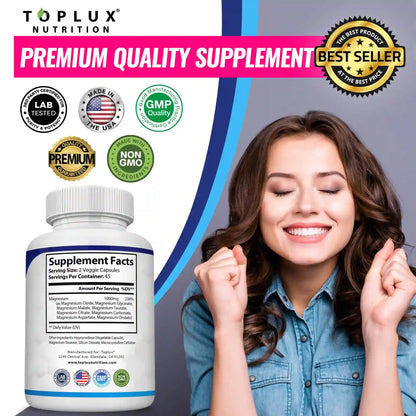 Advanced Magnesium Complex Supplement 1000mg