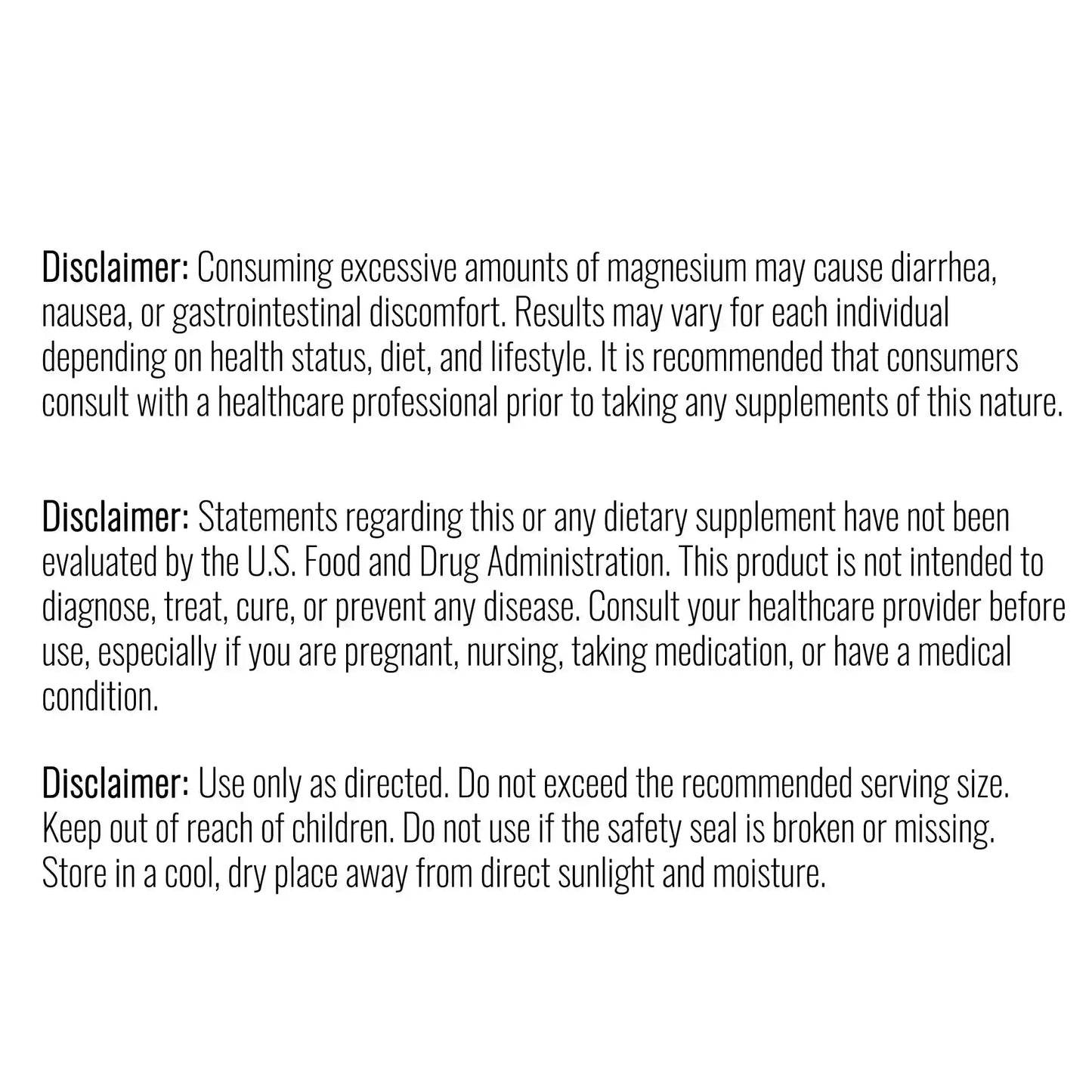 Advanced Magnesium Complex Supplement 1000mg