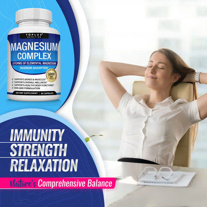 Advanced Magnesium Complex Supplement 1000mg