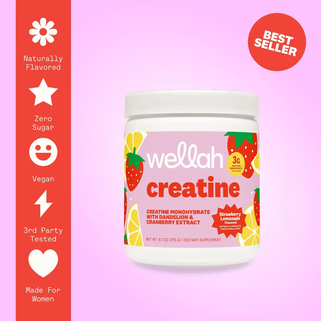 Lean Muscle & Anti-Bloat Creatine Monohydrate Powder