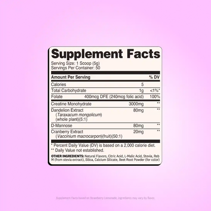 Lean Muscle & Anti-Bloat Creatine Monohydrate Powder