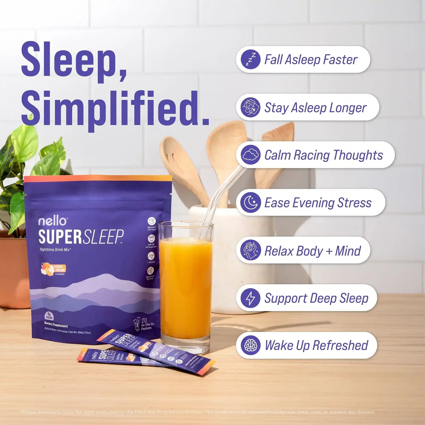 Fall Asleep Faster, Stay Asleep Longer – Natural Deep Sleep Powder