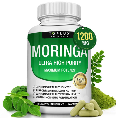 Revitalize Your Body with 1200mg Premium Moringa Capsules Superfood