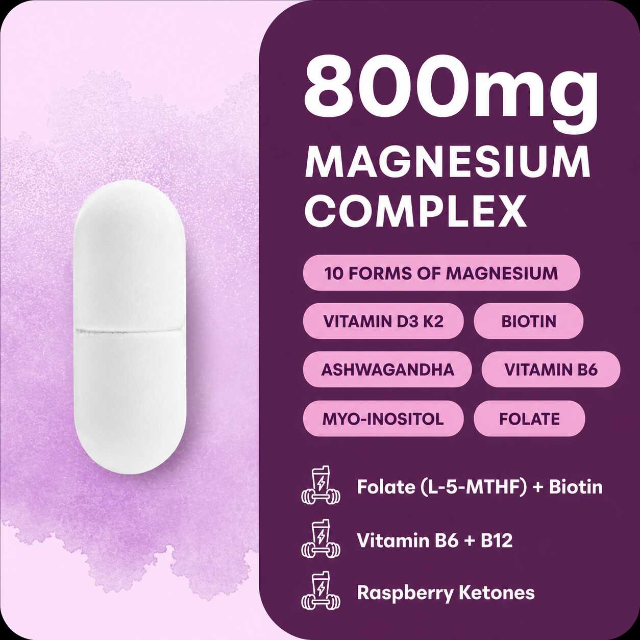 Maximum Absorption Magnesium Complex Supplement