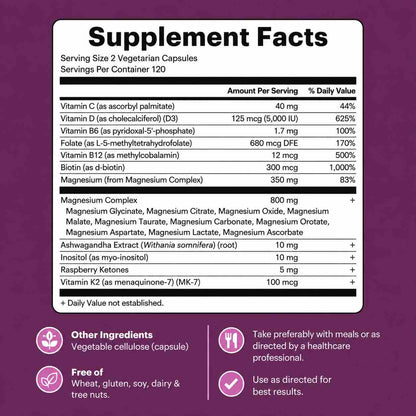 Maximum Absorption Magnesium Complex Supplement
