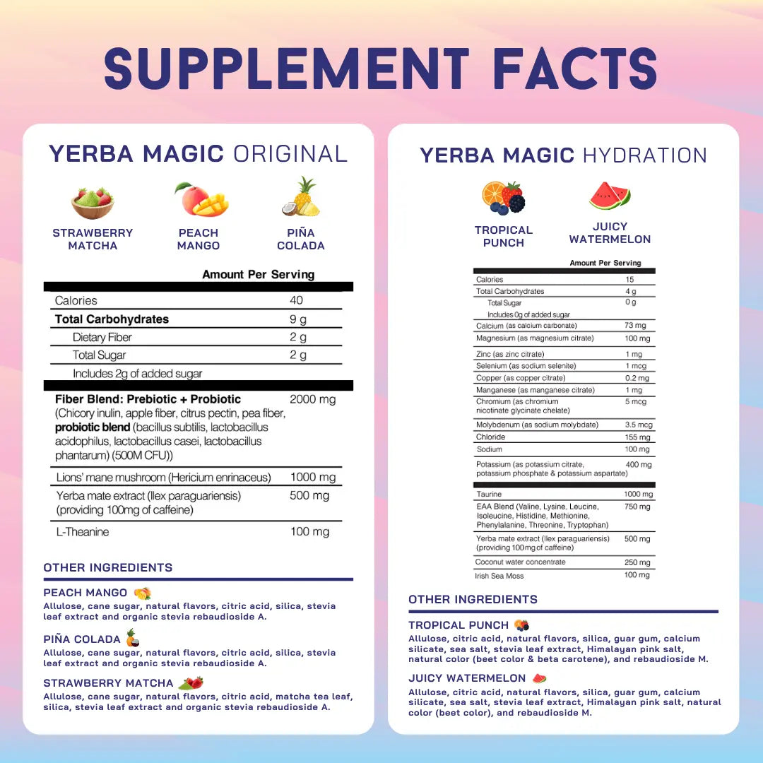 Clean Energy & Laser Focus Yerba Mate Instant Tea Powder
