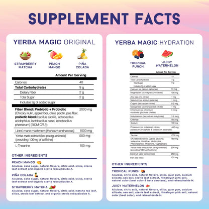 Clean Energy & Laser Focus Yerba Mate Instant Tea Powder