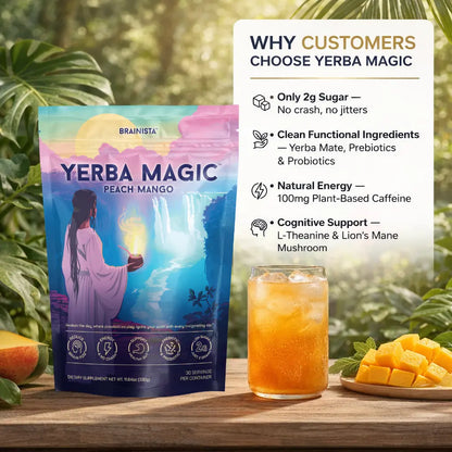Clean Energy & Laser Focus Yerba Mate Instant Tea Powder
