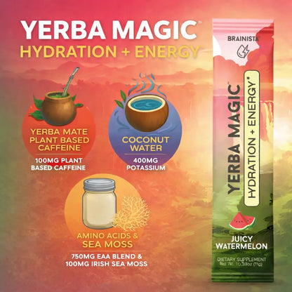 Clean Energy & Laser Focus Yerba Mate Instant Tea Powder
