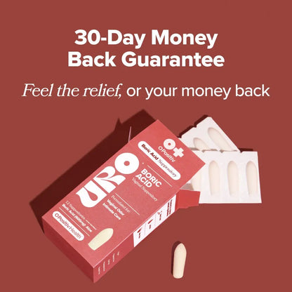 Fast Relief & 24-Hour Odor Control Boric Acid Vaginal Suppositories
