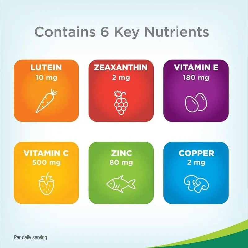 Lutein 180 mg with Zeaxanthin tosupport eye health, 90 tablets