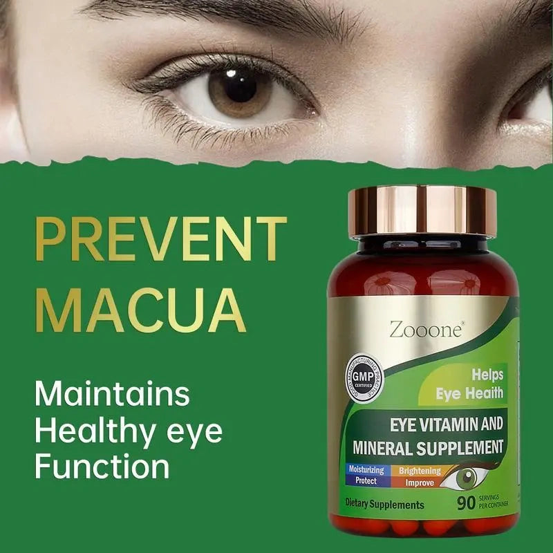 Lutein 180 mg with Zeaxanthin tosupport eye health, 90 tablets