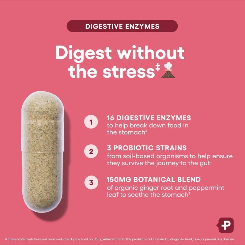 Prebiotic Digestive Enzyme Capsules
