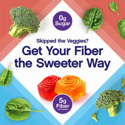 Premium Sugar-Free Fiber Gummies for Daily Digestive Support