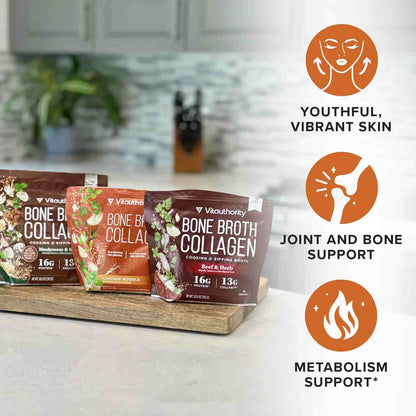 Youthful Radiance: Premium Bone Broth Collagen Powder