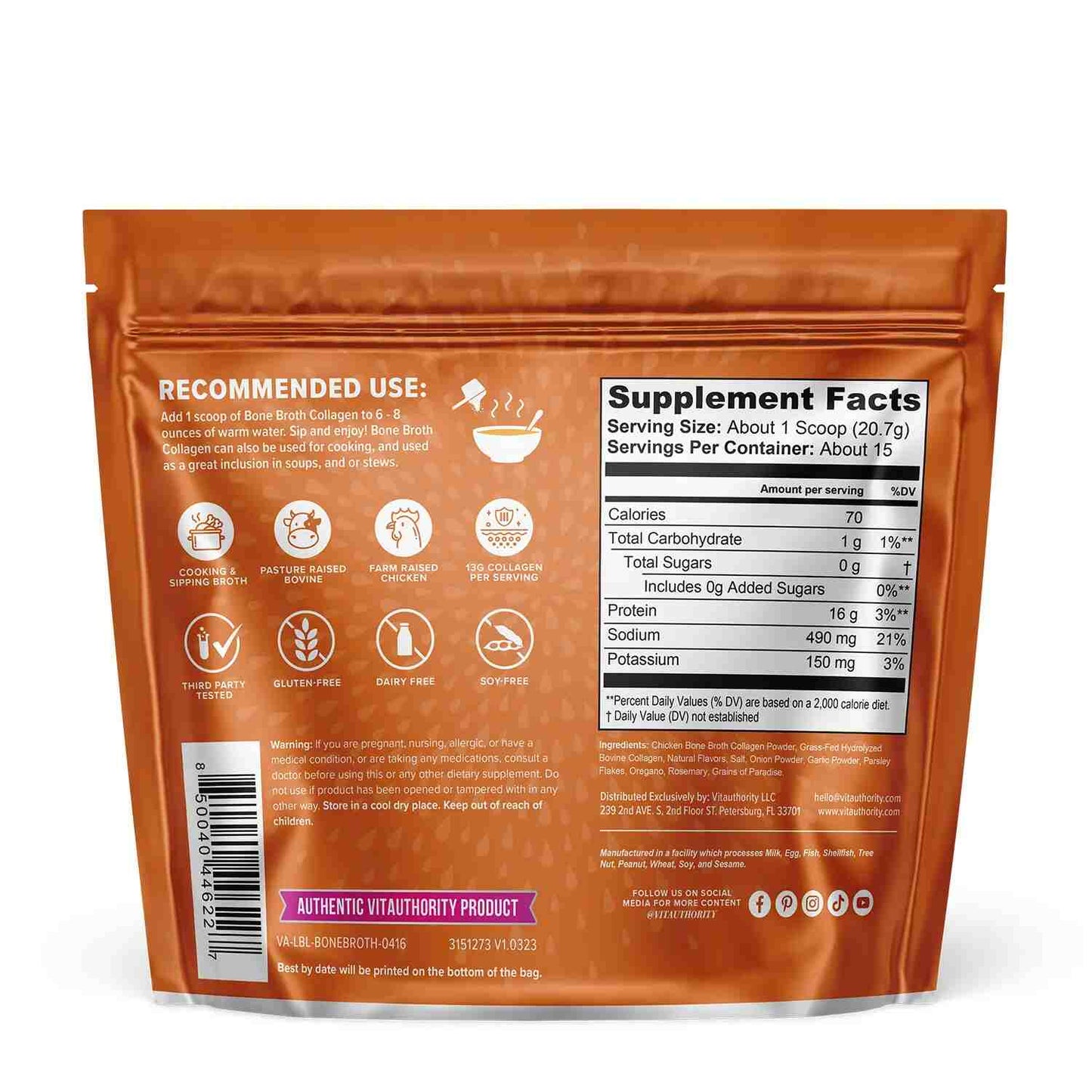 Youthful Radiance: Premium Bone Broth Collagen Powder