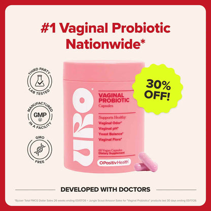 Restore Feminine Balance Naturally – Vaginal Probiotics & Prebiotics Capsules