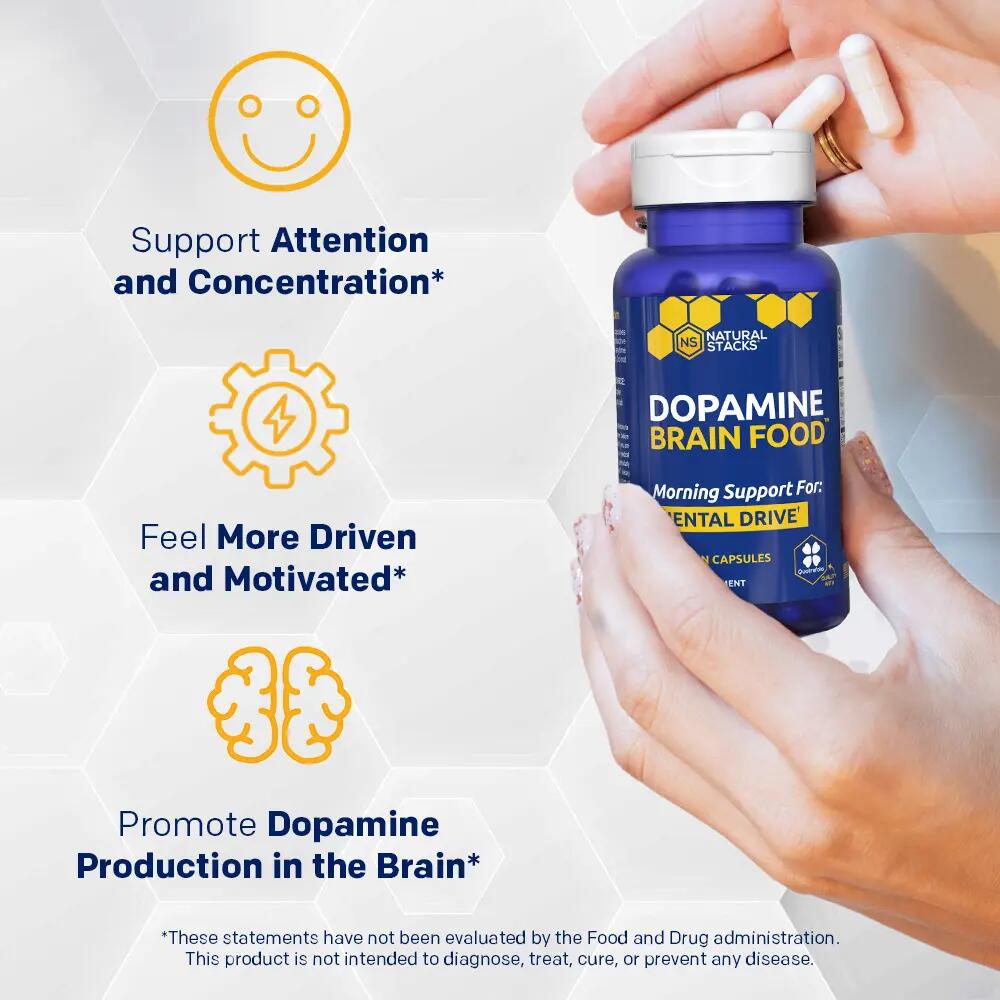 Elevate Mental Drive: Dopamine Precursor Brain Supplement