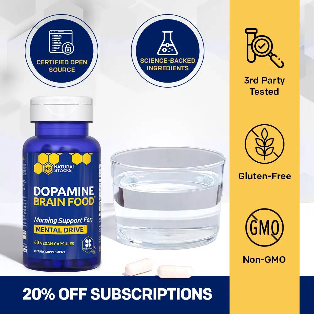 Elevate Mental Drive: Dopamine Precursor Brain Supplement