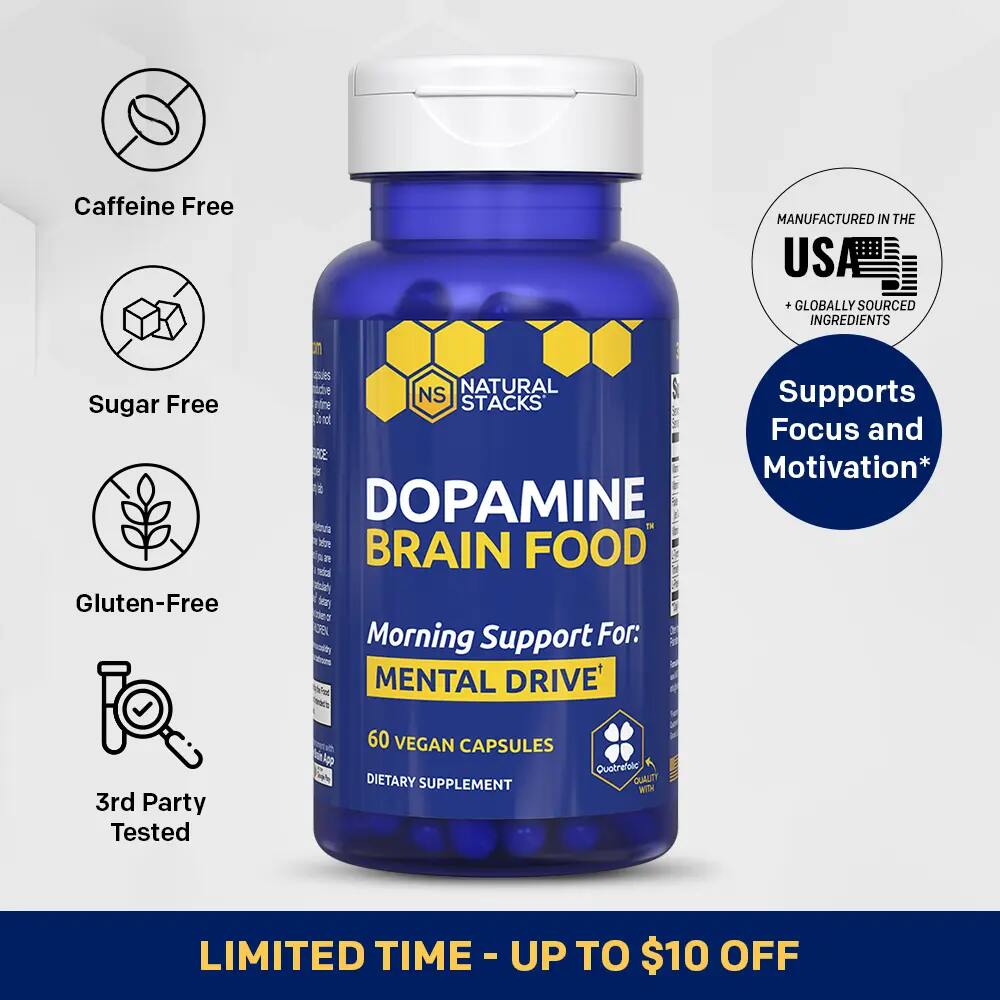 Elevate Mental Drive: Dopamine Precursor Brain Supplement