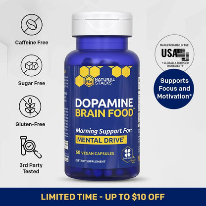 Elevate Mental Drive: Dopamine Precursor Brain Supplement