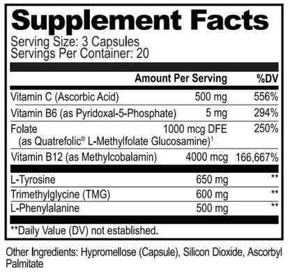 Elevate Mental Drive: Dopamine Precursor Brain Supplement