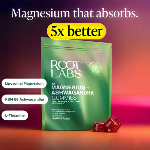 All-Night Sleep & Calm: Liposomal Magnesium + Ashwagandha Gummies