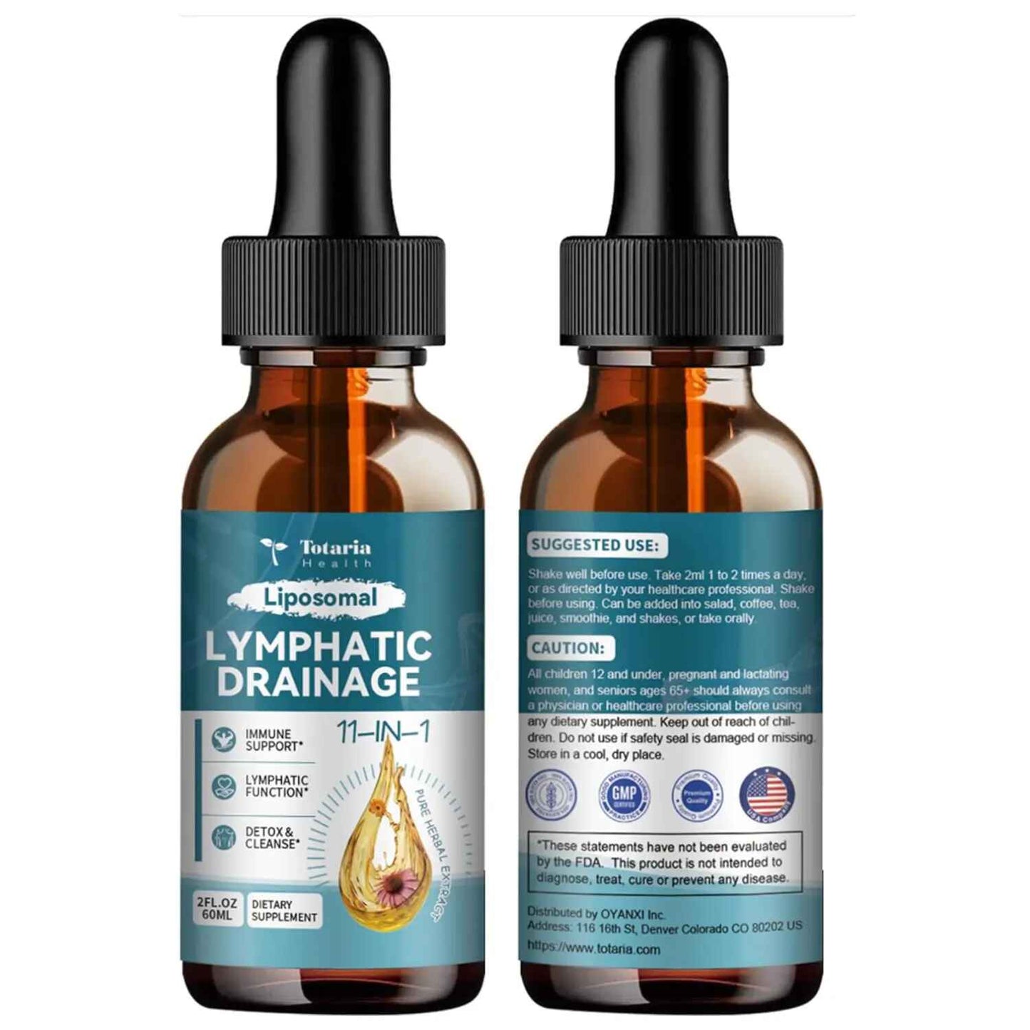 [BUY 1 GET 1 FREE] 11-in-1 Liposomal Lymphatic Support Drops