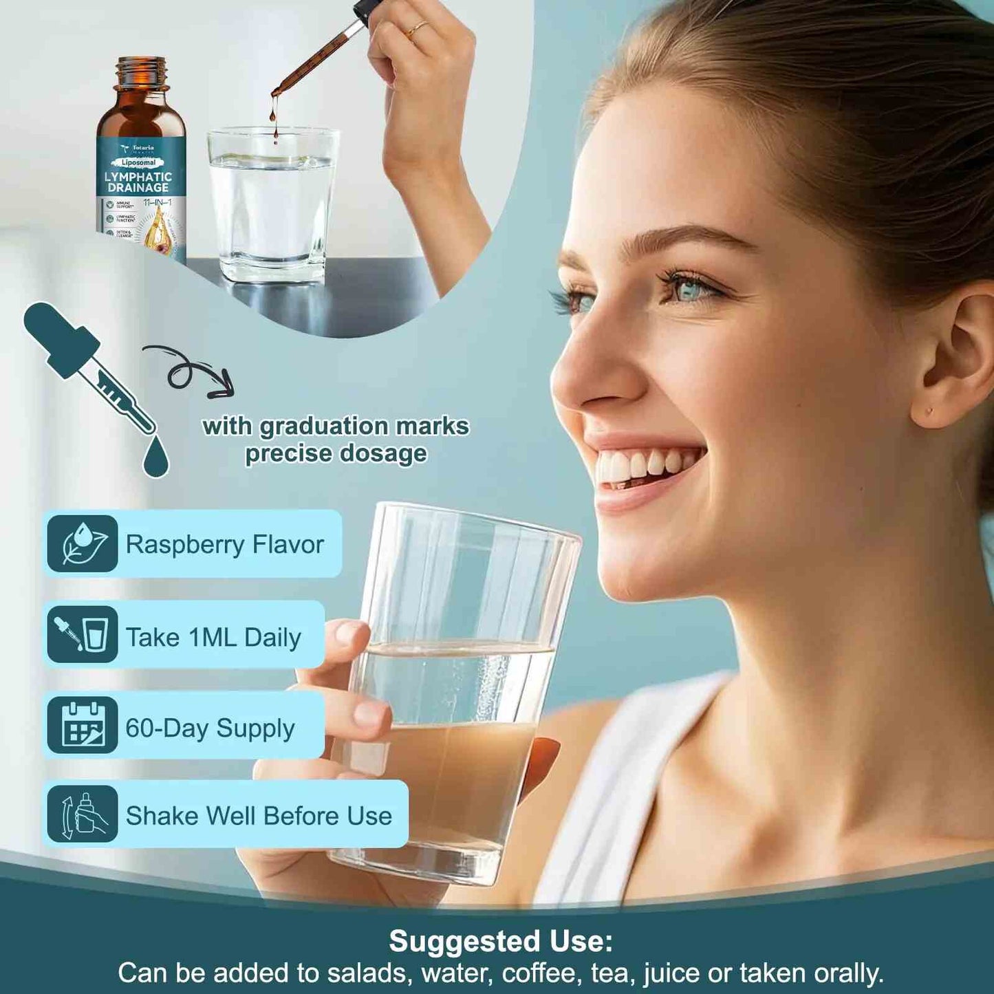 [BUY 1 GET 1 FREE] 11-in-1 Liposomal Lymphatic Support Drops