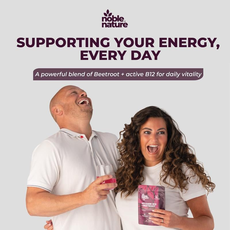 Natural Daily Energy & Stamina with Vitamin B12 + Beetroot Dual Power