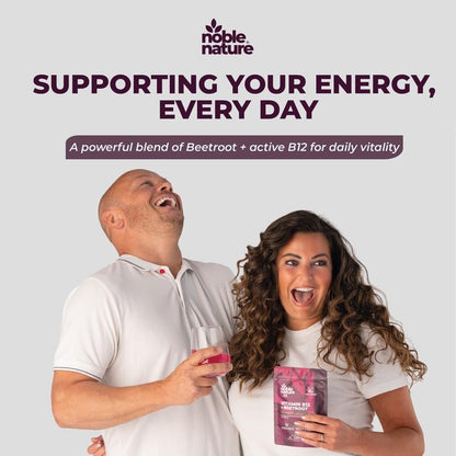 Natural Daily Energy & Stamina with Vitamin B12 + Beetroot Dual Power