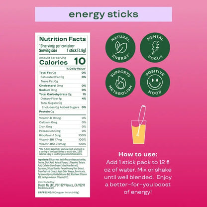 Nutrition Energy Sticks (10 Sticks)