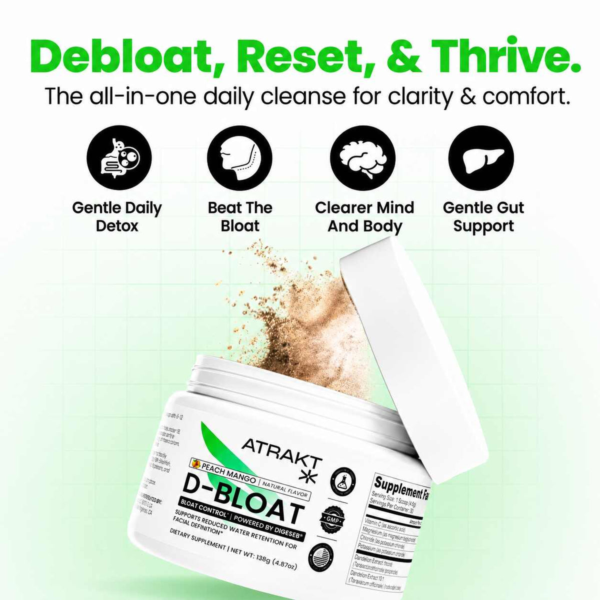 [BUY 1 GET 1 FREE] Debloating Electrolyte Powder
