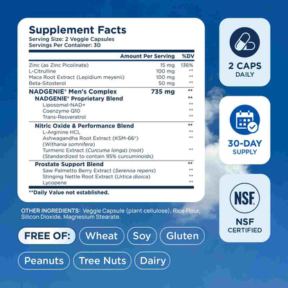 Liposomal NAD+ Supplement — Energy & Anti-Aging