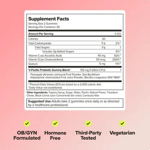 Feminine Health Probiotic Gummies