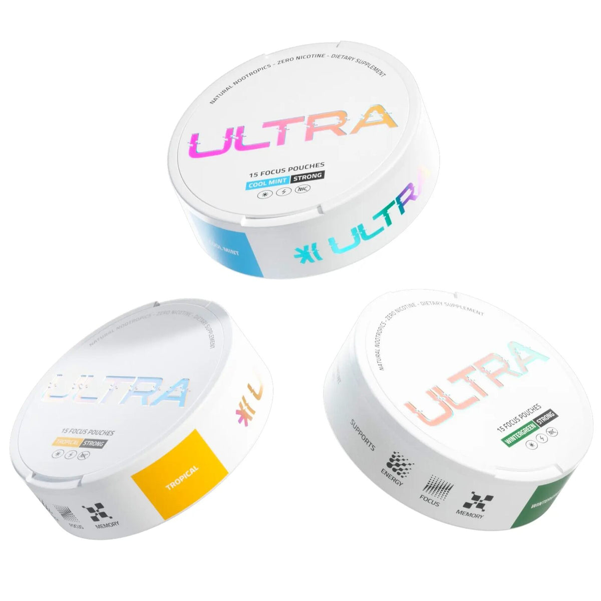 Nicotine-Free Focus Energy Pouches