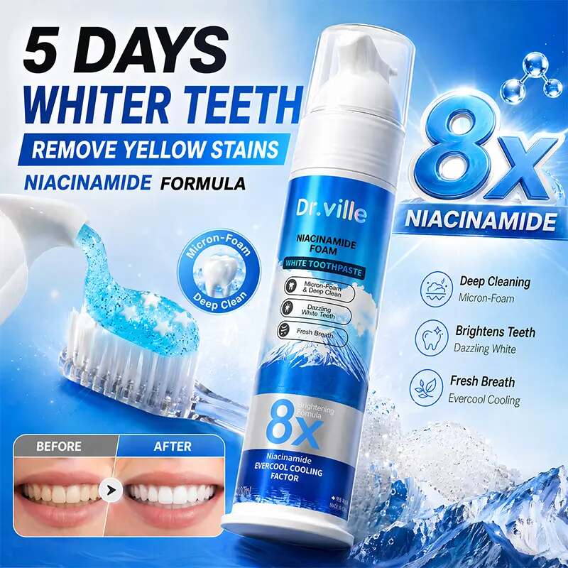 [BUY 1 GET 1 FREE] Niacinamide Charcoal Whitening Toothpaste